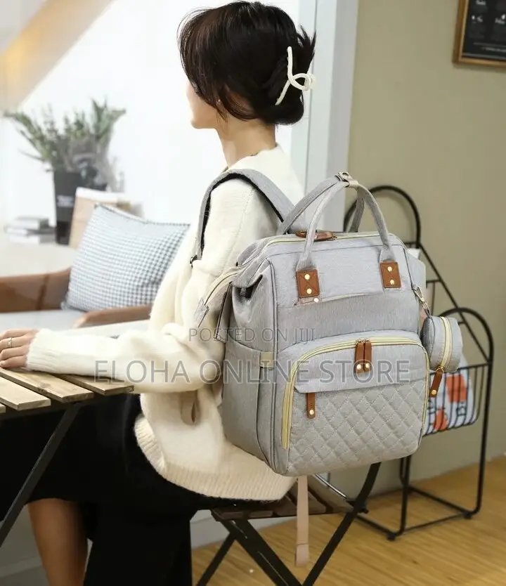 Baby Diaper Bag Backpack With Crib Bag and Mosquito Net