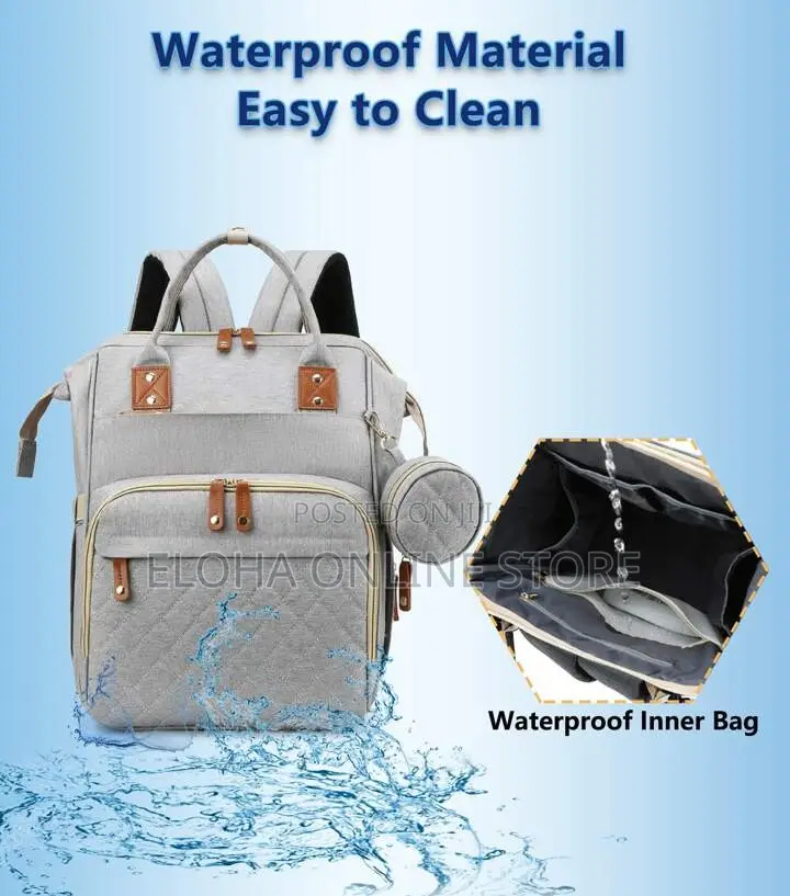 Baby Diaper Bag Backpack With Crib Bag and Mosquito Net