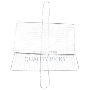Stainless Steel BBQ Fish Meat Net Barbecue Grill Mesh Wire