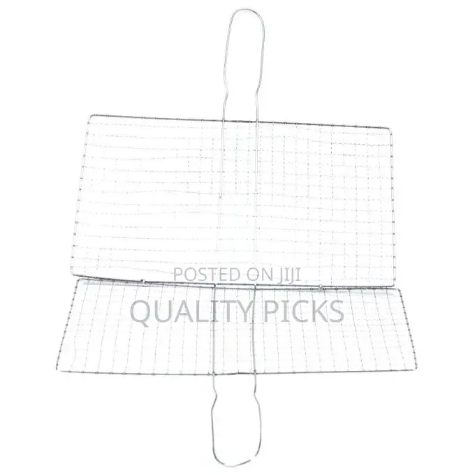 Stainless Steel BBQ Fish Meat Net Barbecue Grill Mesh Wire