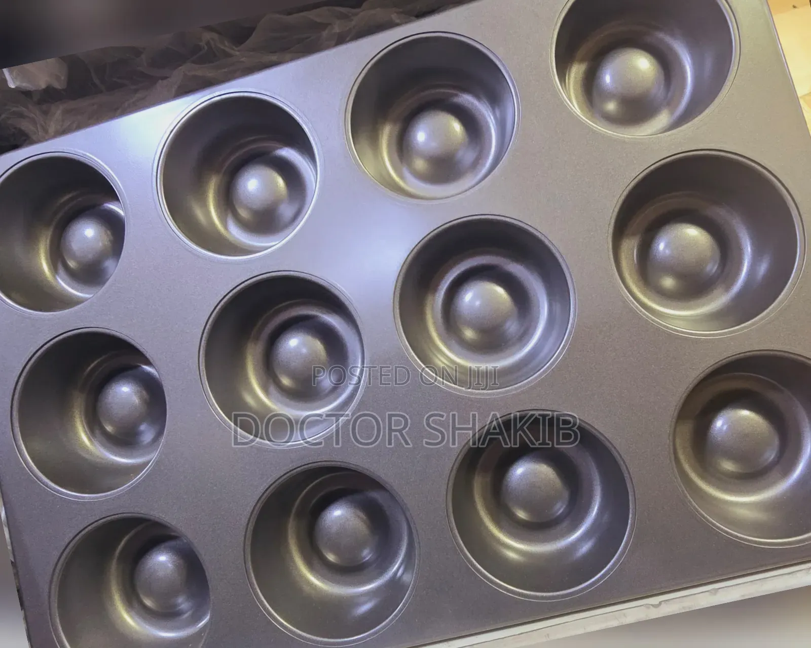 Black Authentic Donut Making Tray