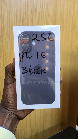 New Apple iPhone 16 256 GB Black