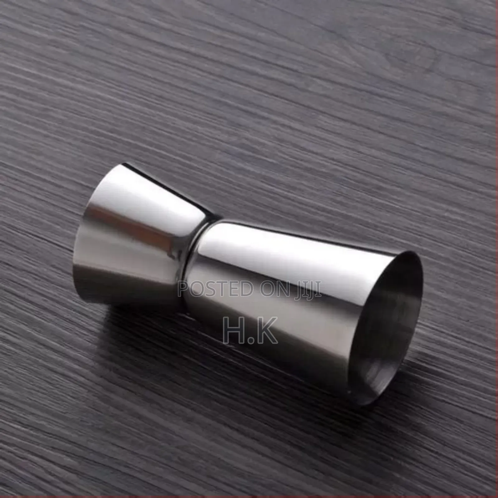 Alcohol Bar Double Shot Measure Cup 25/50 ML- Silver.