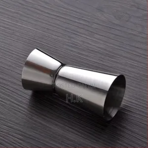 Alcohol Bar Double Shot Measure Cup 25/50 ML- Silver.
