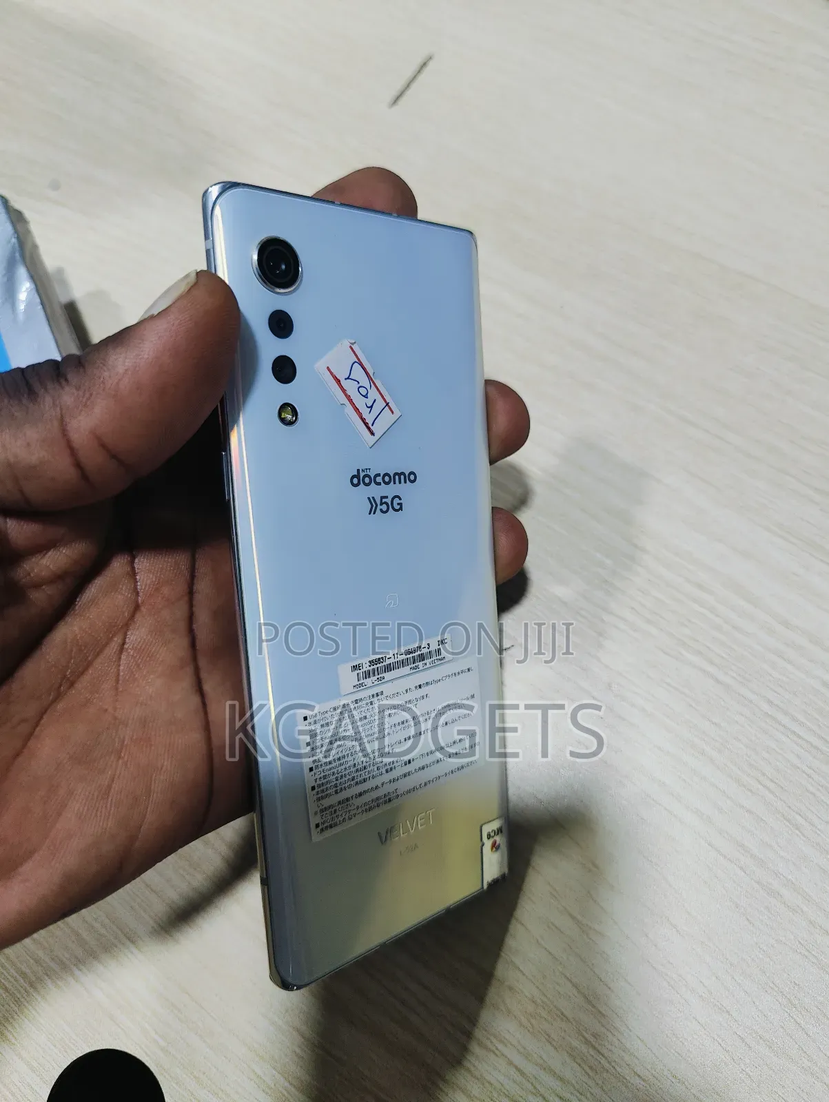 LG Velvet 5G 128 GB White
