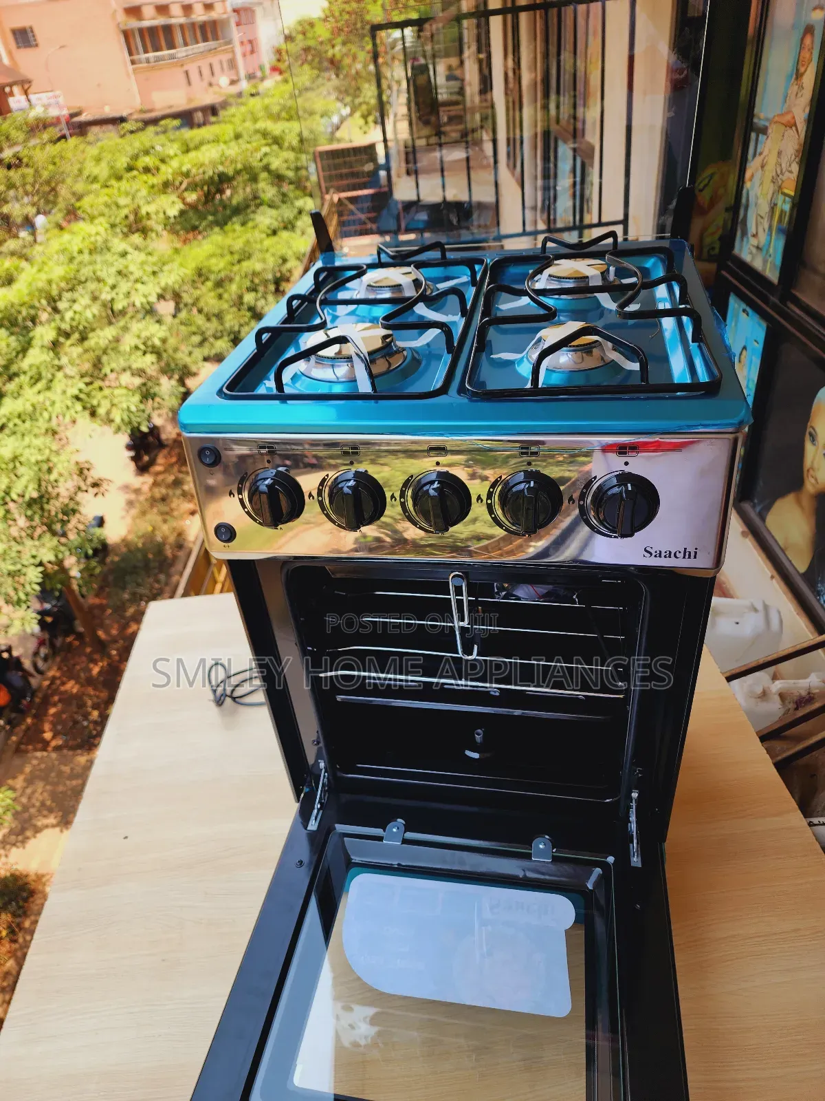 Saachi 50cm by 50cm Full Gas Cooker