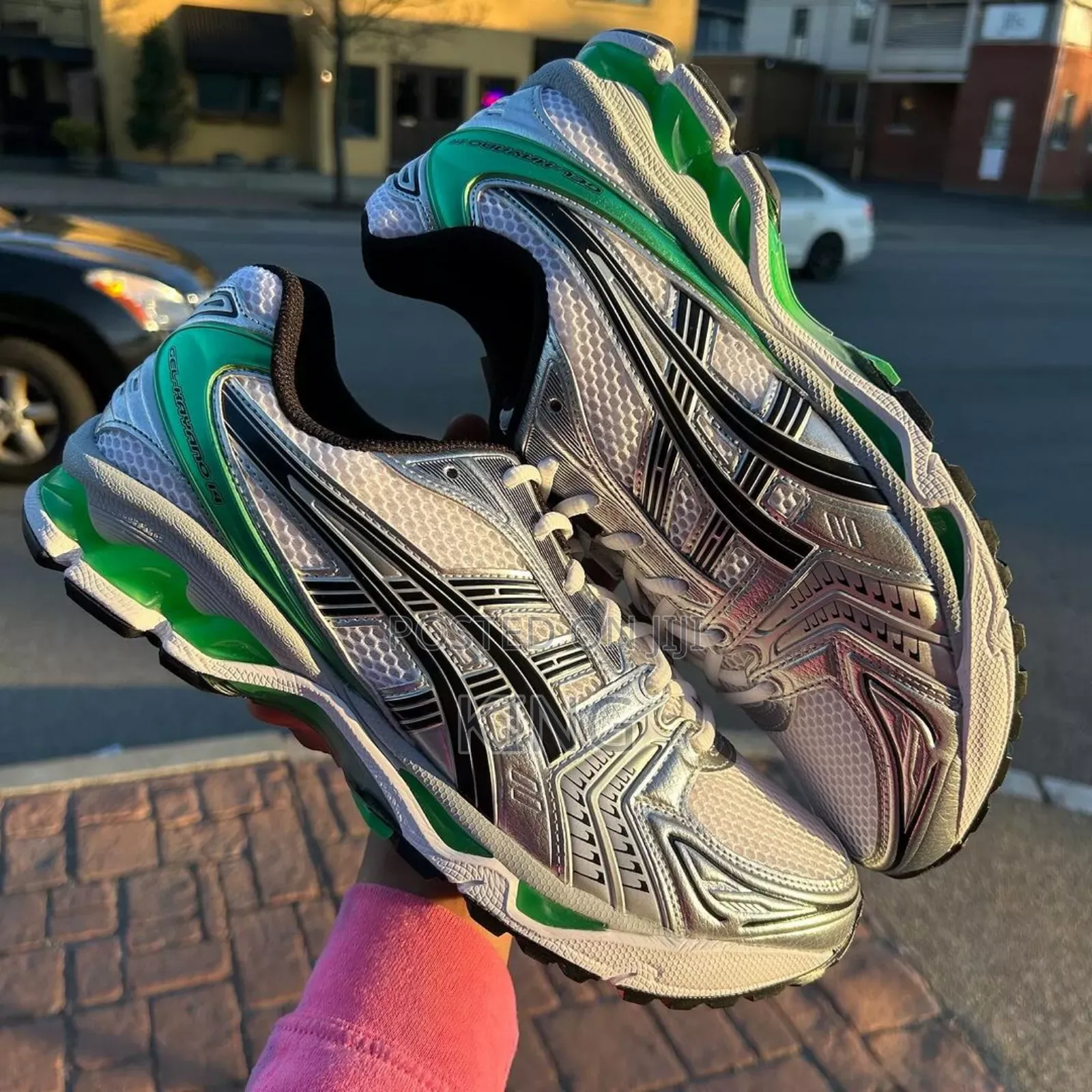 Icon ASICS Gel Kayano 14 Malachite White Green Sneakers