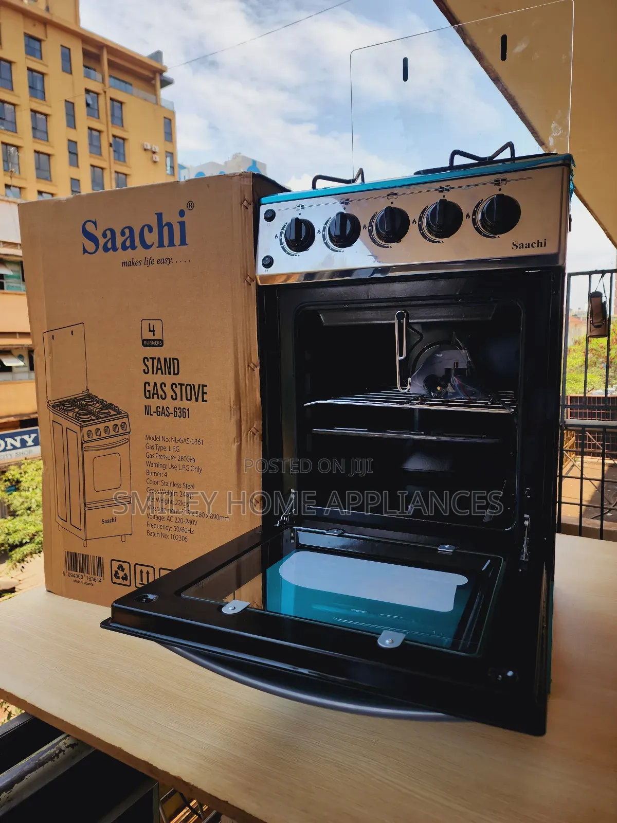 Stainless Steel Full Gas Burner Sachi Cooker