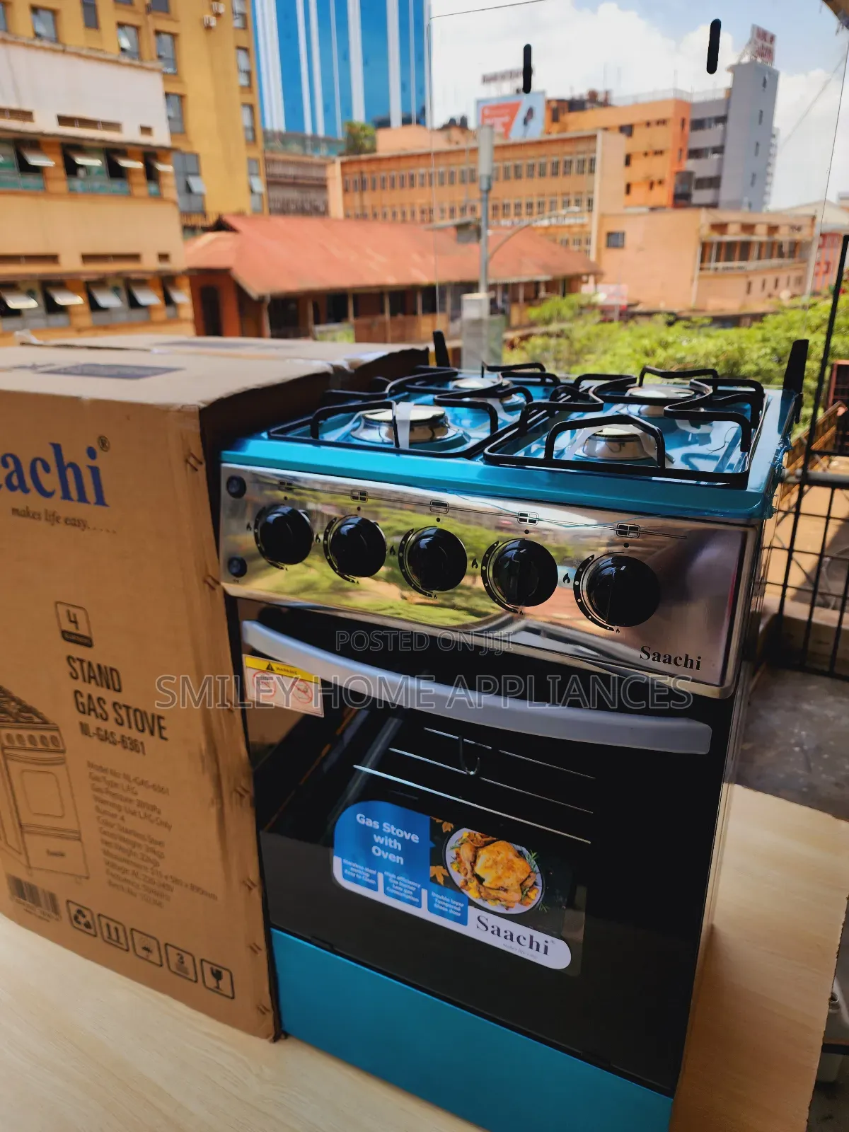 Stainless Steel Full Gas Burner Sachi Cooker