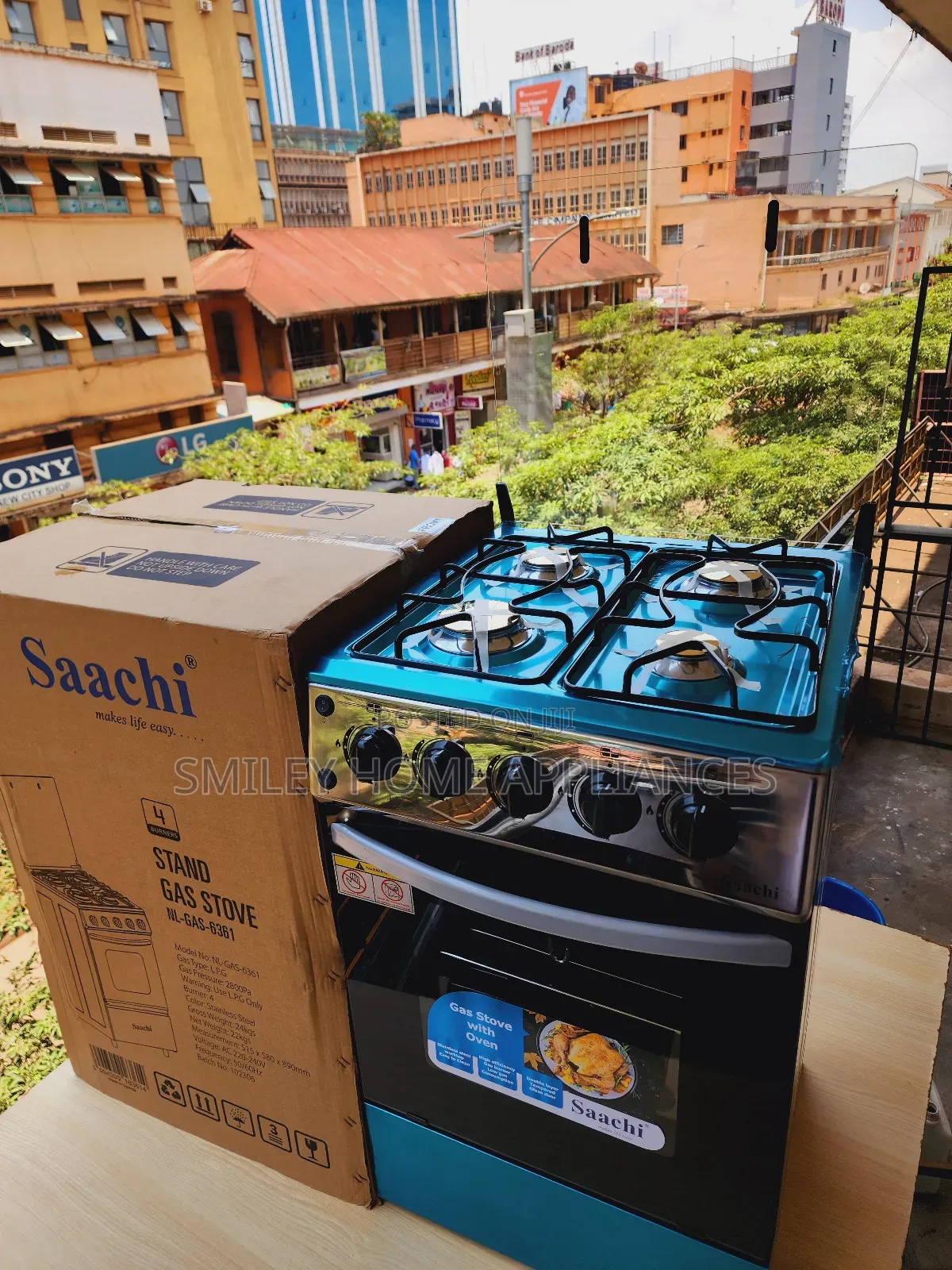 50cm by 50cm Sachi Gas Cooker