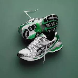 Exact ASICS Gel Kayano 14 Malachite White Green Sneakers