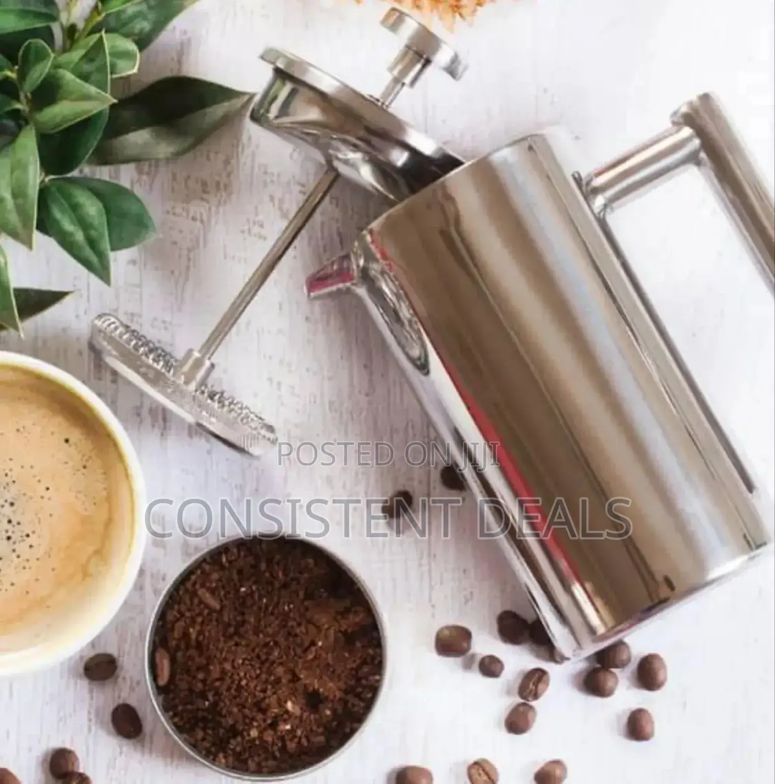 Stainless Steel Coffee Plunger / French Press