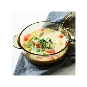 1L Soup Mixing Baking Serving Glass Casserole Dish