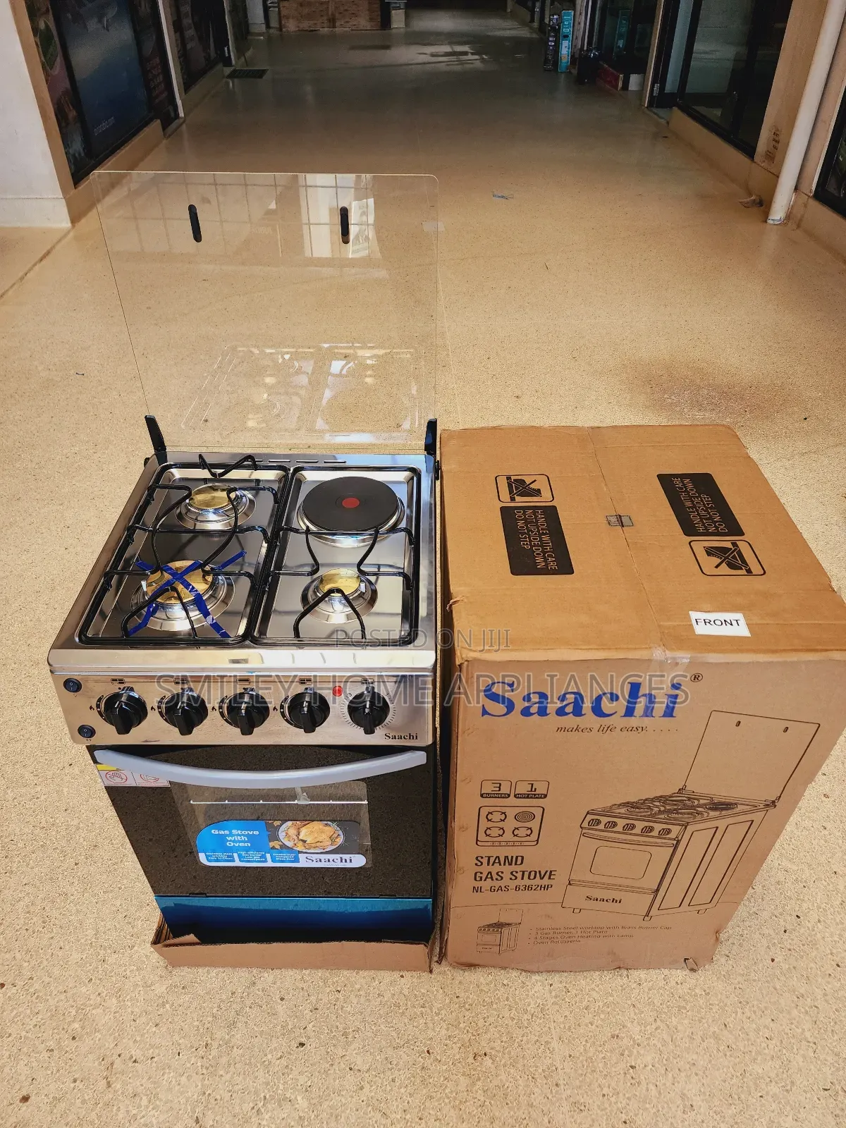 3+1 Saachi Gas Cooker With a Rotisserie
