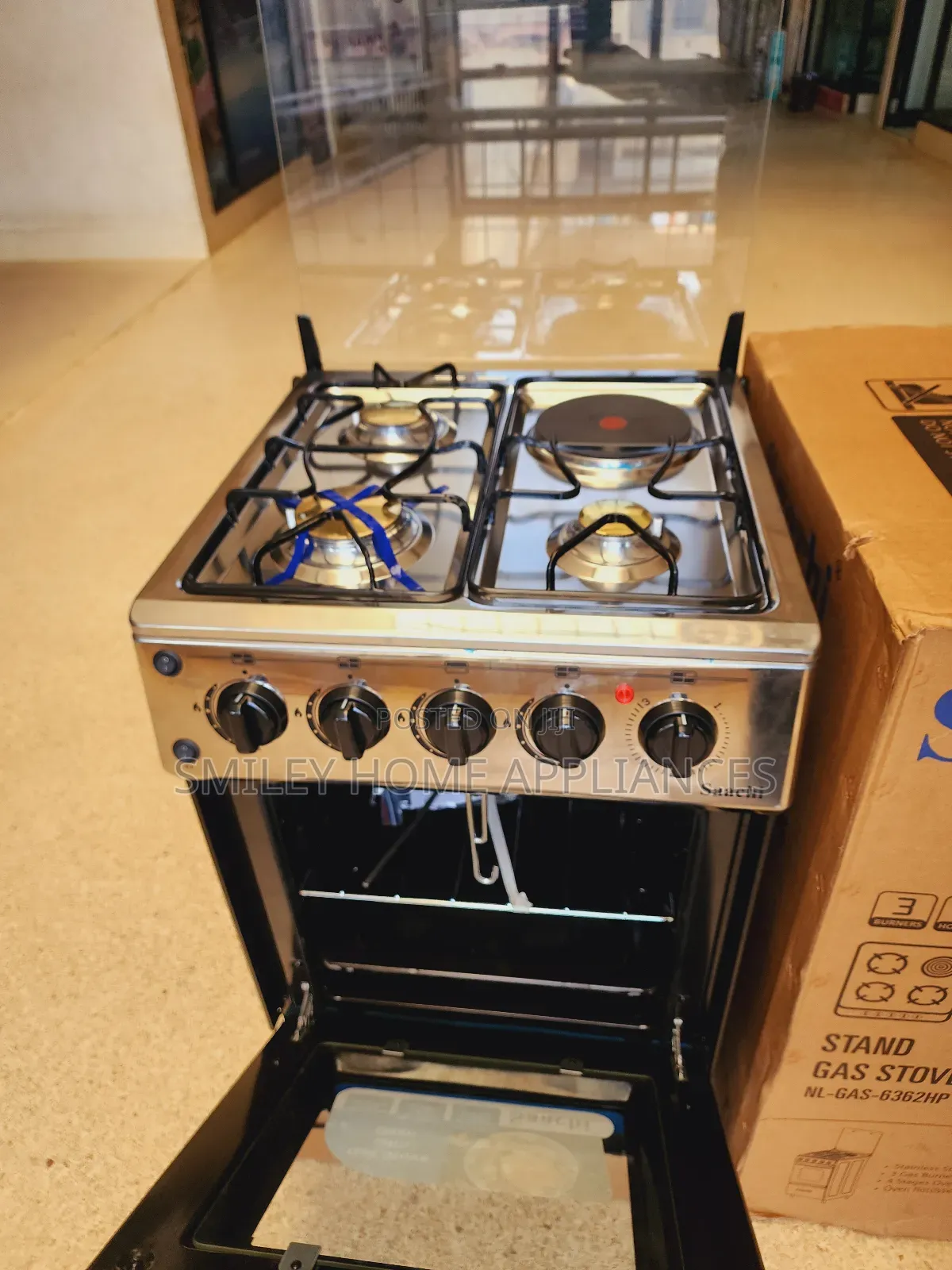 Sachi 3gas and 1 Electric Gas Cooker