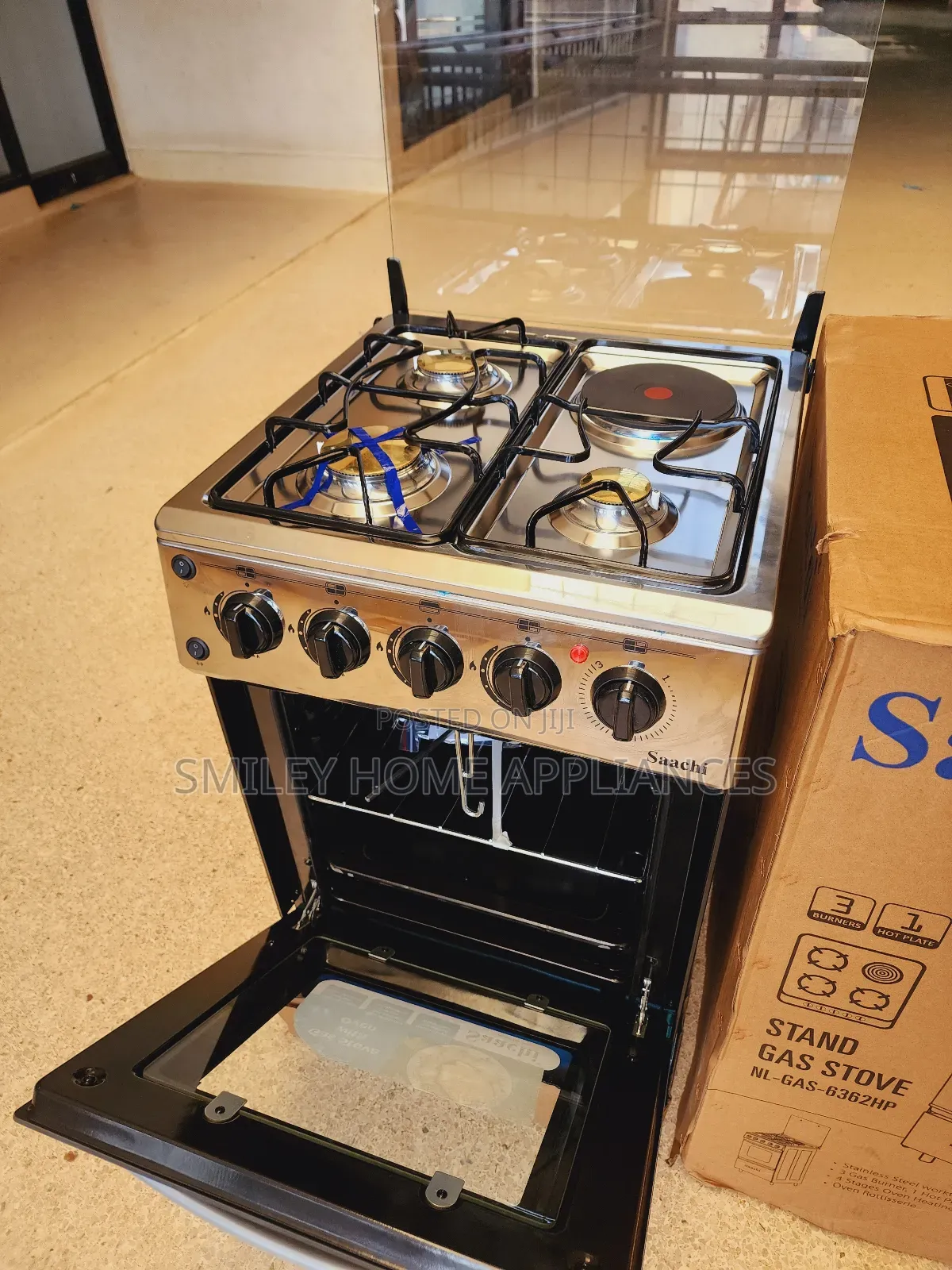 Sachi 3gas and 1 Electric Gas Cooker