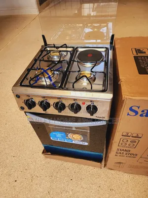Stainless Steel Saachi Gas Cooker 3+1