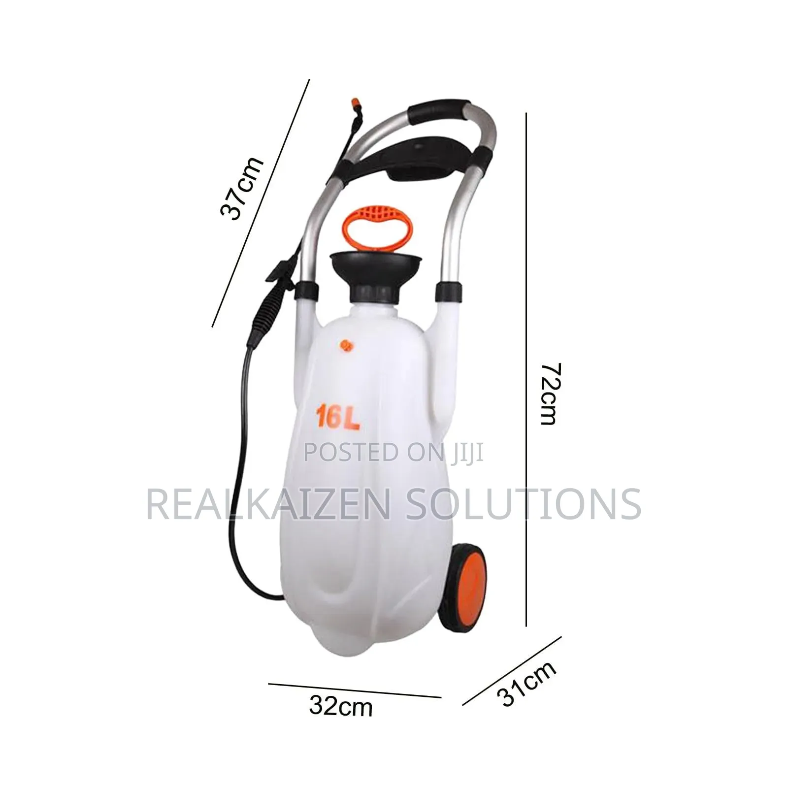 16L Garden Handcart Sprayer
For Weeds|Fertiliser With Wheels