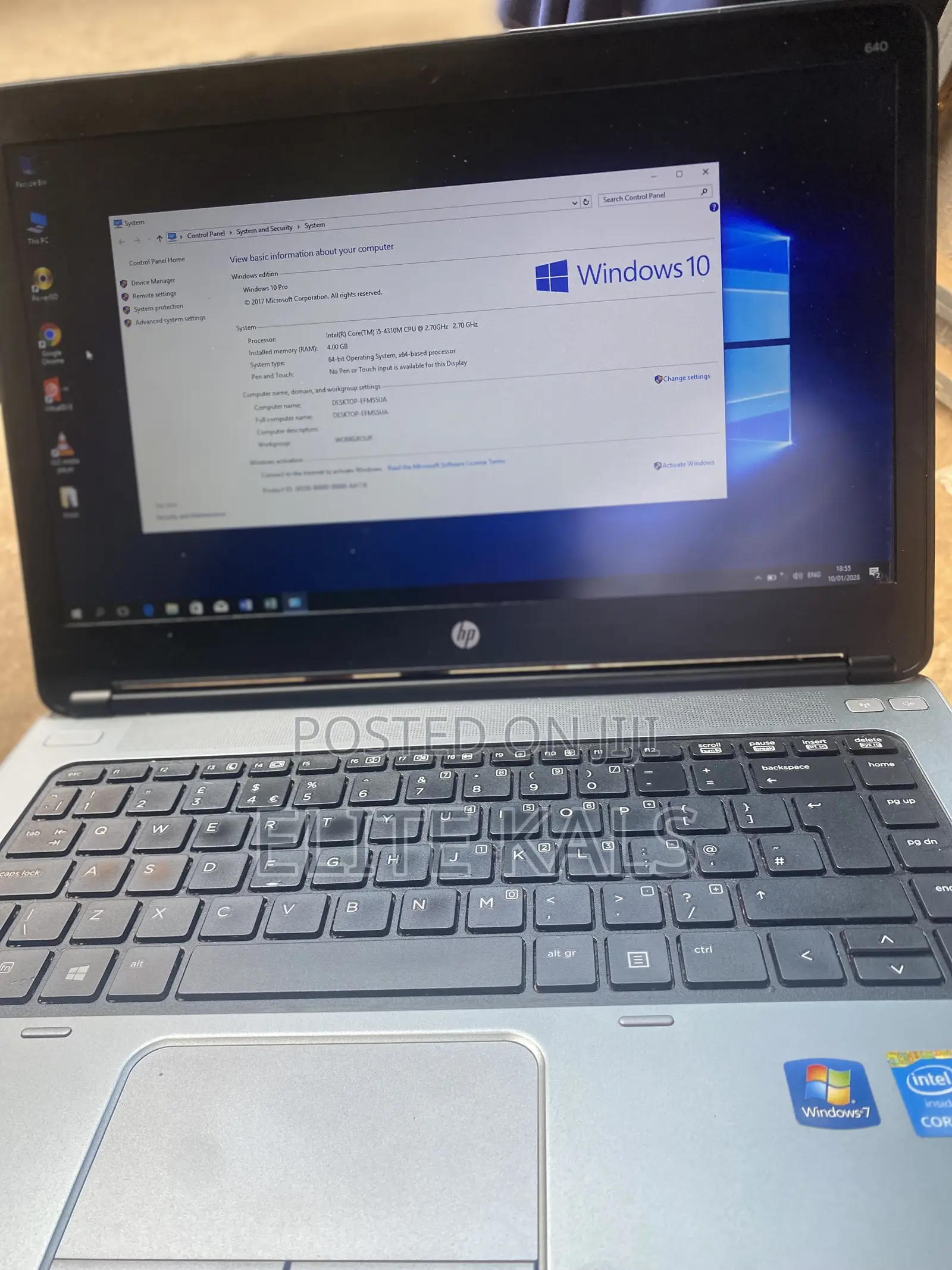 Laptop HP ProBook 640 G1 4GB Intel Core I5 HDD 500GB