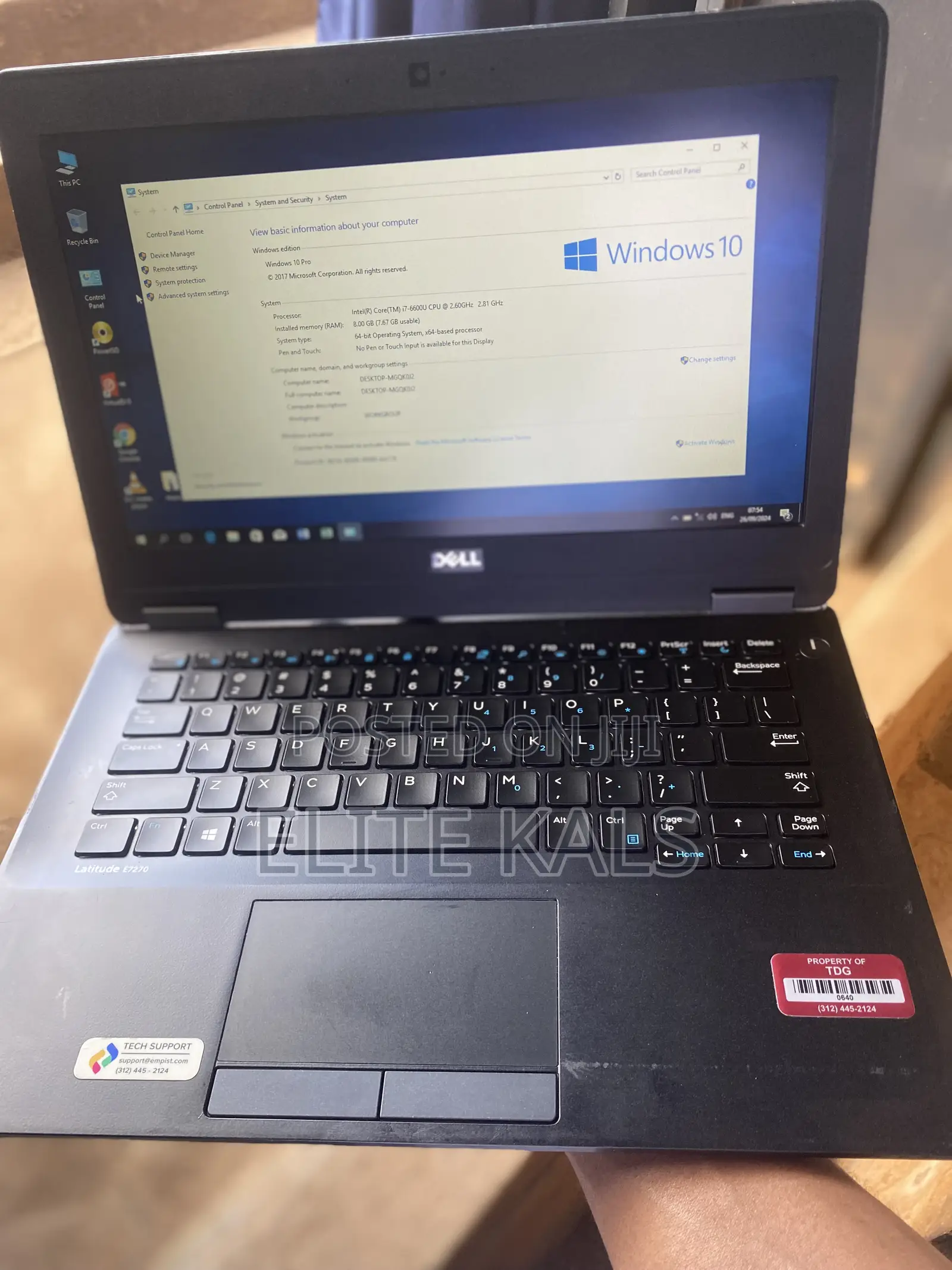 Laptop Dell Latitude 12 E7270 8GB Intel Core I7 HDD 256GB
