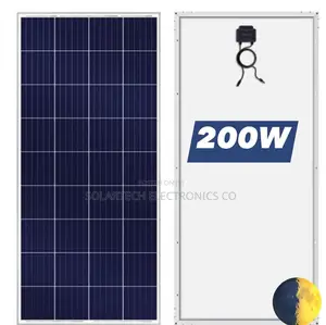 200W Mono Crystalline Solar Panels 24v /Voltage