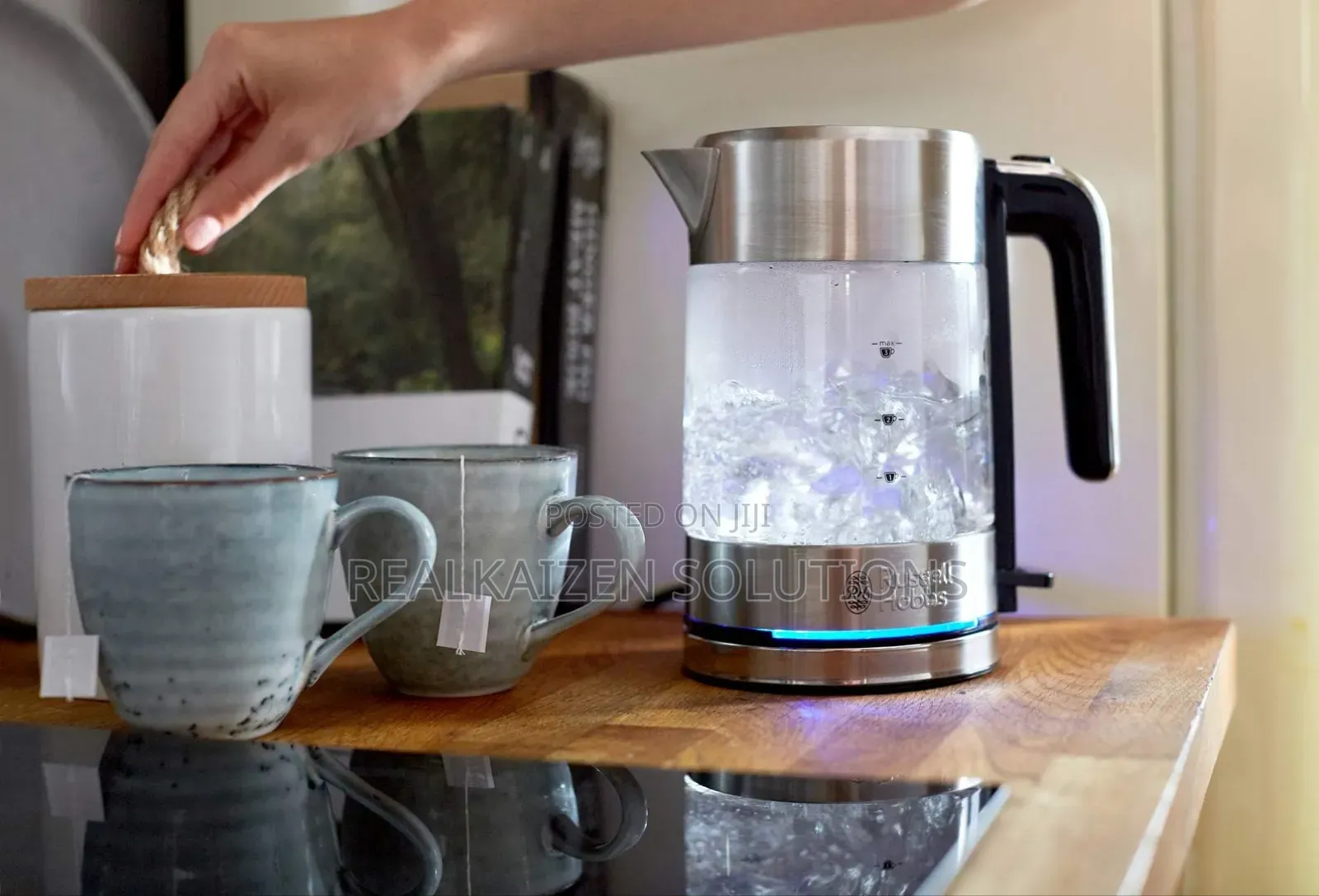 UK RUSSELL HOBBS 0.8L Compact Home Mini Glass Kettle
