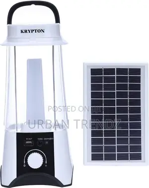 Krypton Rechargeable Solar LED Emergency Light