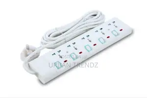 Geepas 5 Way 5 Meter Extension Socket- White