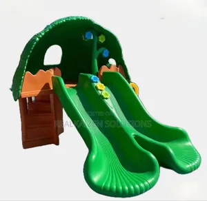 Kid Monkey Tree Cave With 2 Slides Playhouse