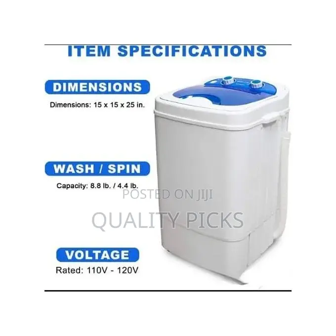 8 Kg Laundry Automatic Baby and Shoe Portable Top Load