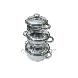 A Set of 3 Steel Food Dishes