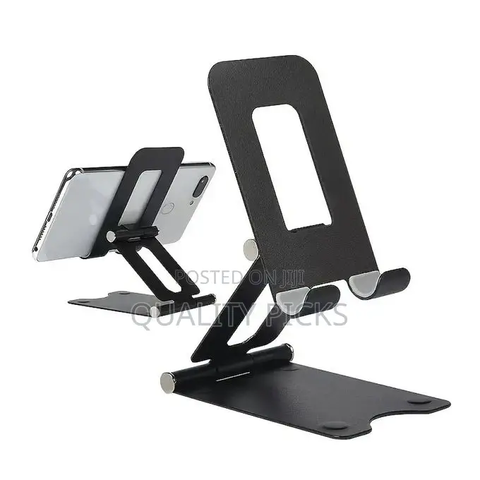 Foldable Rotating Metallic Desktop Phone Stand Tablet