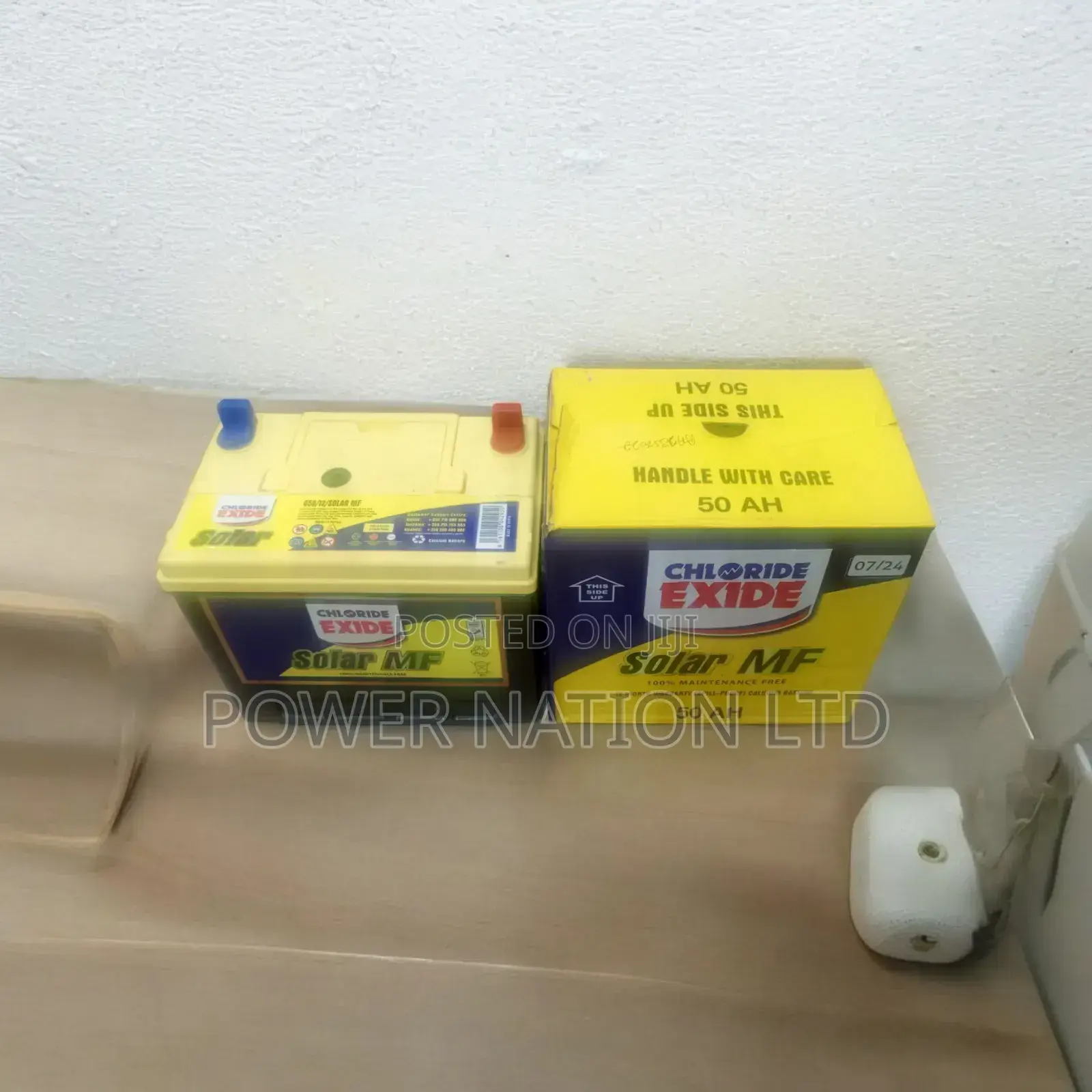 50 Ah Chloride Exide Battery Maintenance Free