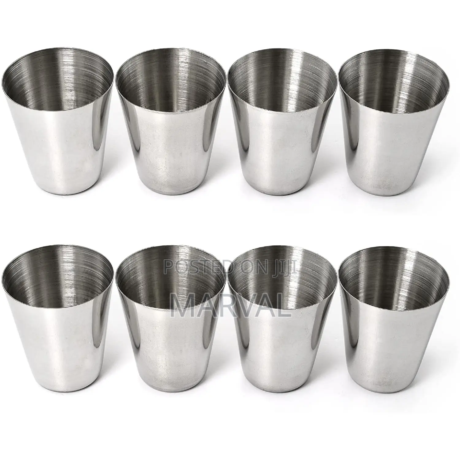 6pcs Stainless Steel Shot Glasses for Whiskey