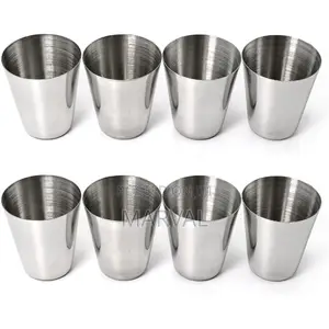 6pcs Stainless Steel Shot Glasses for Whiskey