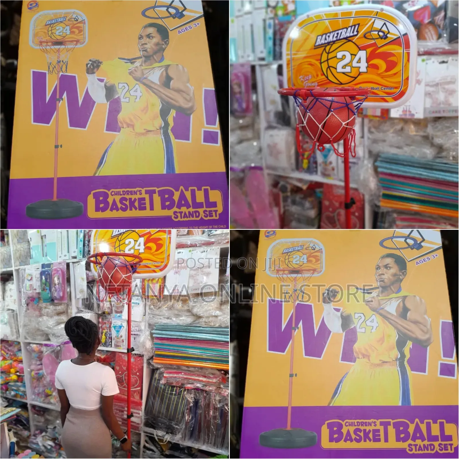 Children's Basket Ball Stand Set