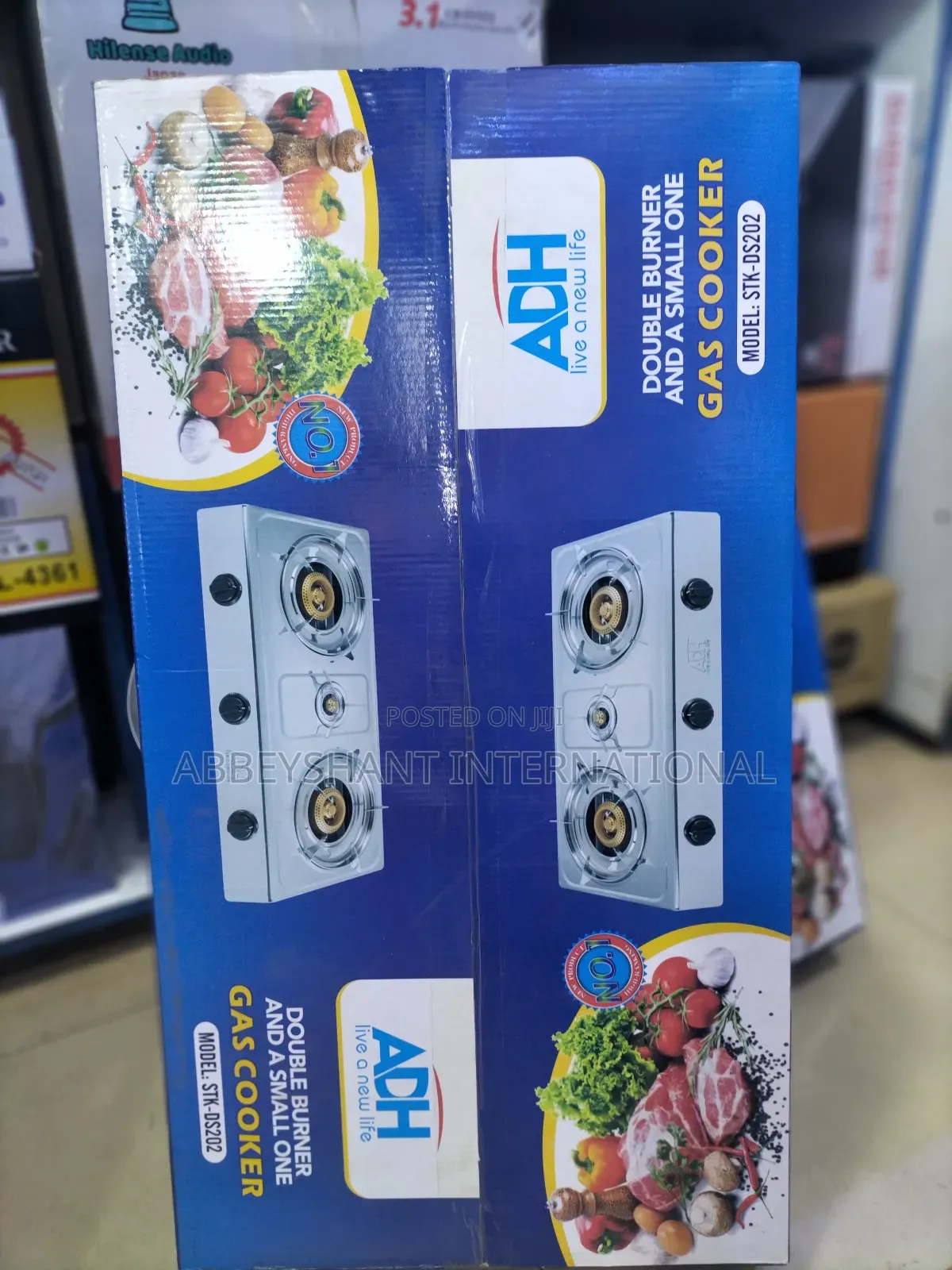 Gas Stoves
ADH 3 Burner Steel Cooker Stove STK-Ds202