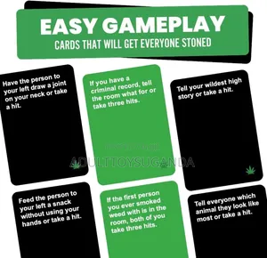 Do or Smoke Party Card Game for Smokers and Stoners