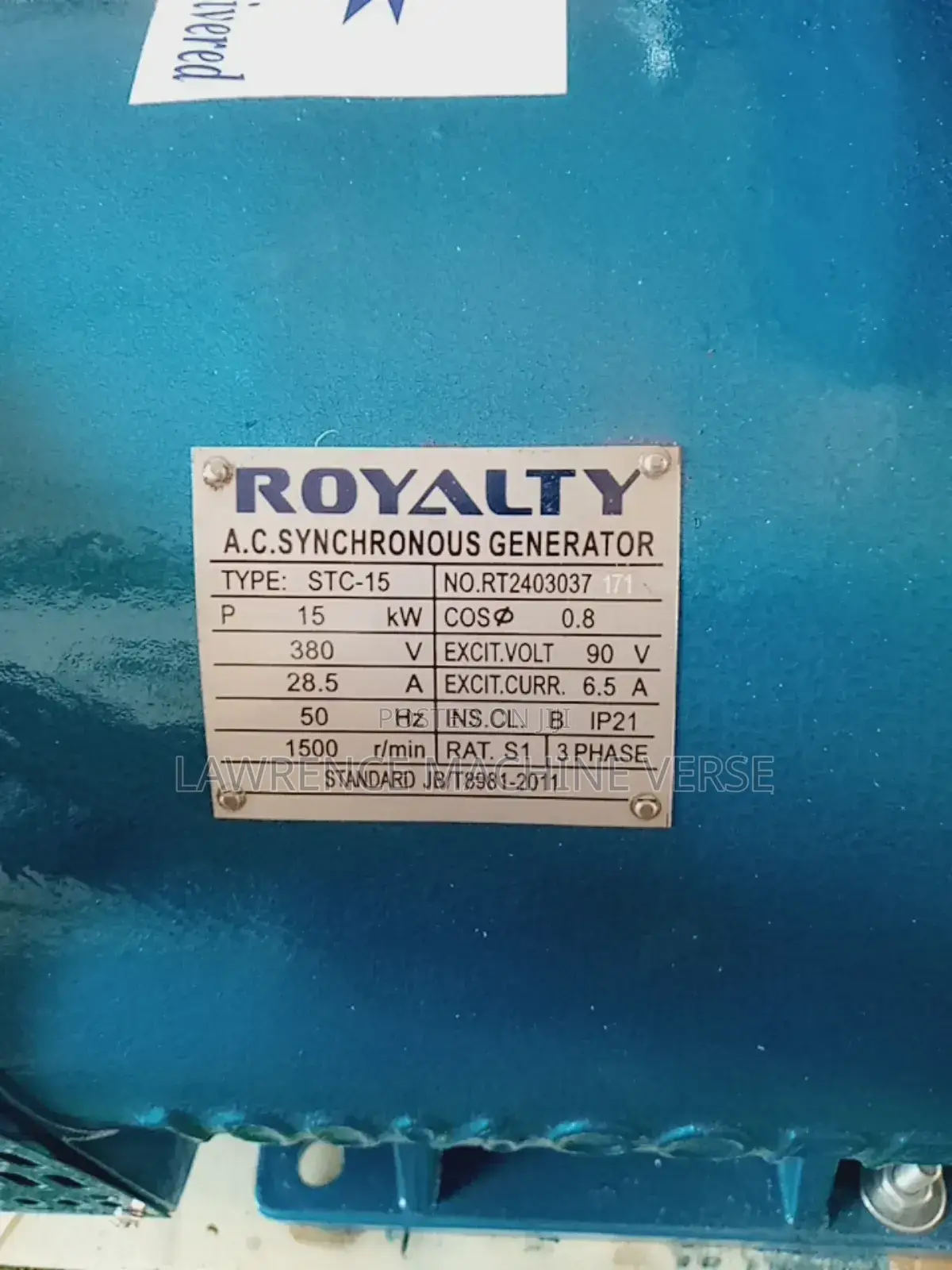 Alternator/ Synchronous Generator 15kw