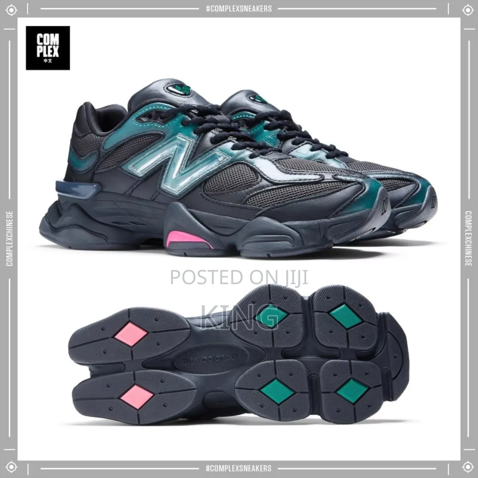Snug New Balance 9060 Agate Blue Sneakers