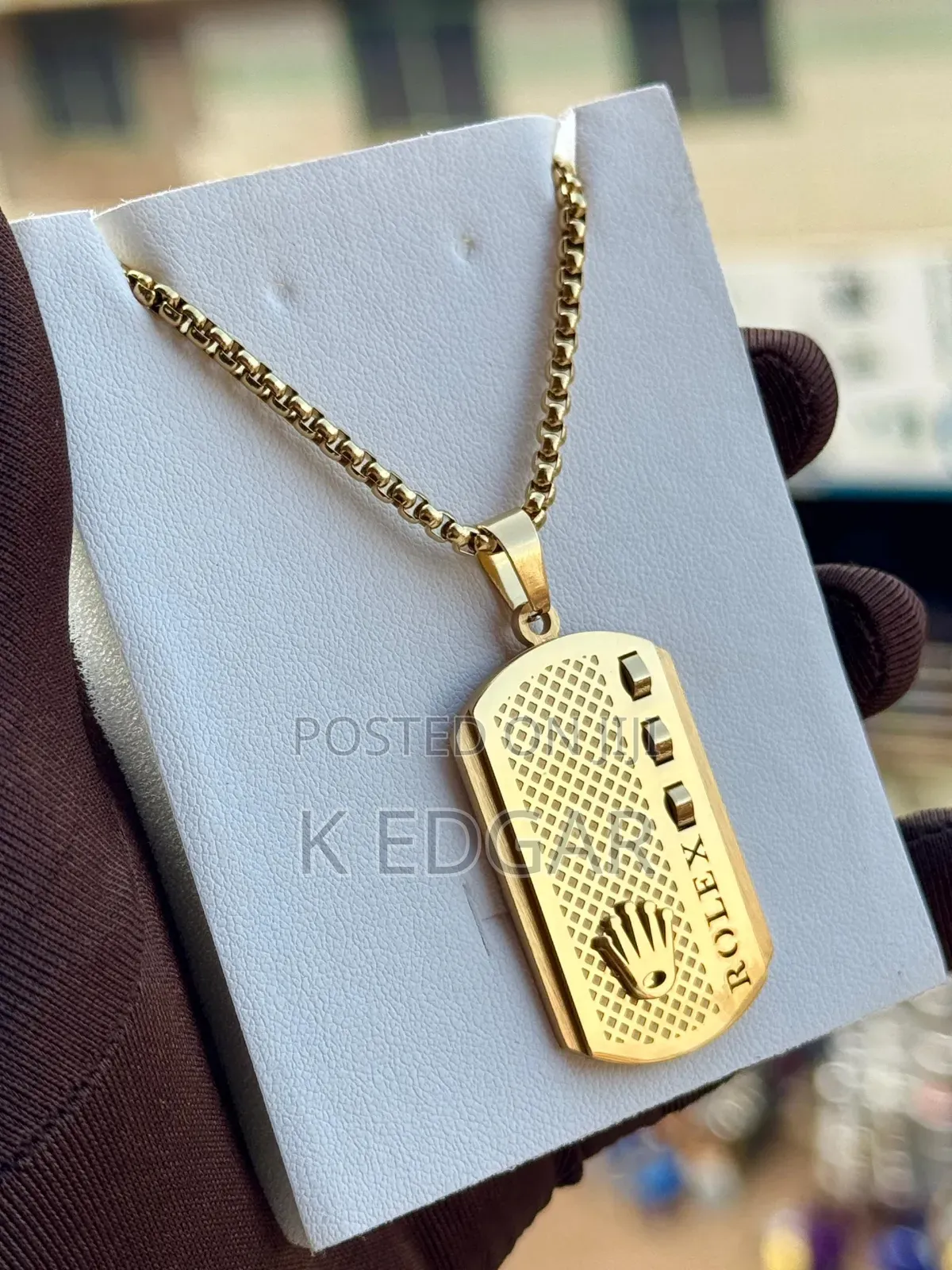 Golden Rolex Necklaces Available