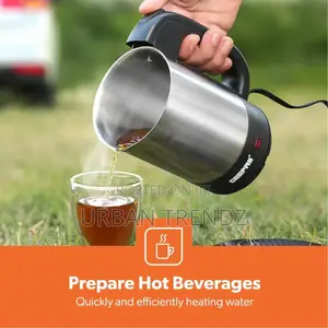 Geepas 12V Stainless Steel Car Kettle