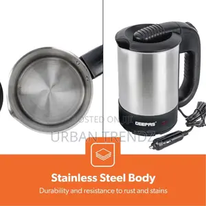 Geepas 12V Stainless Steel Car Kettle
