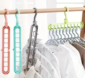 9in1 Plastic Clothes Drying Hanger