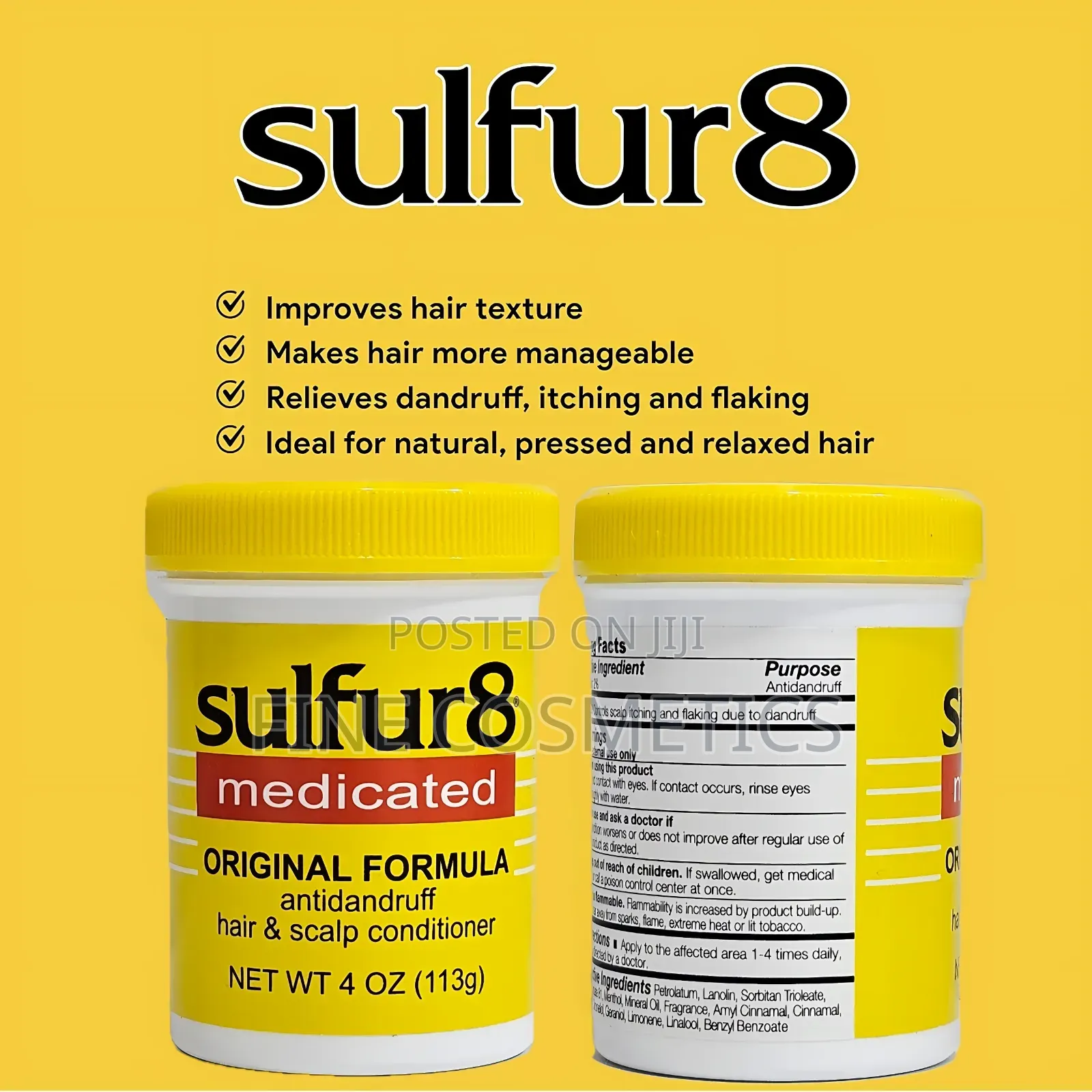 Sulfur8 Medicated Anti-Dandruff Hair + Scalp Anti-Itch Care
