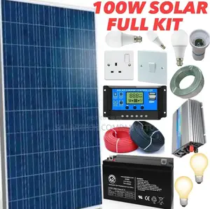 100W Solar Energy System Full Kit/ Store Outlet.