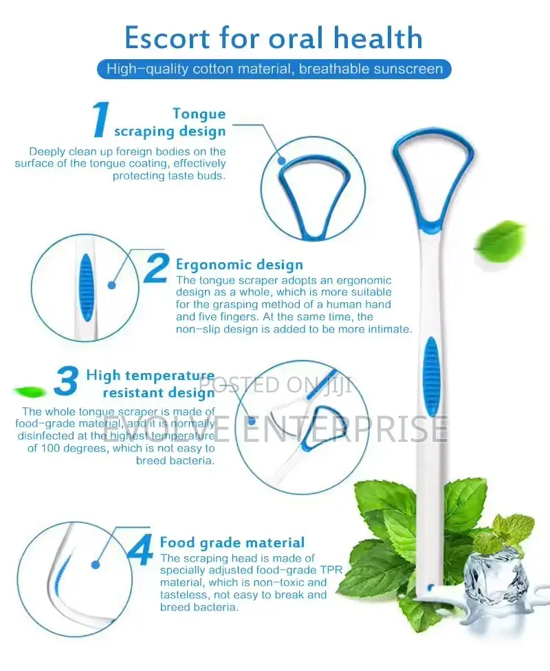 Soft Silicone Tongue Brush