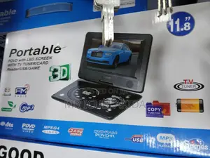 3D 11.8"Portable DVD Led Screen WTH TV Tuner,Card Reader,Usb
