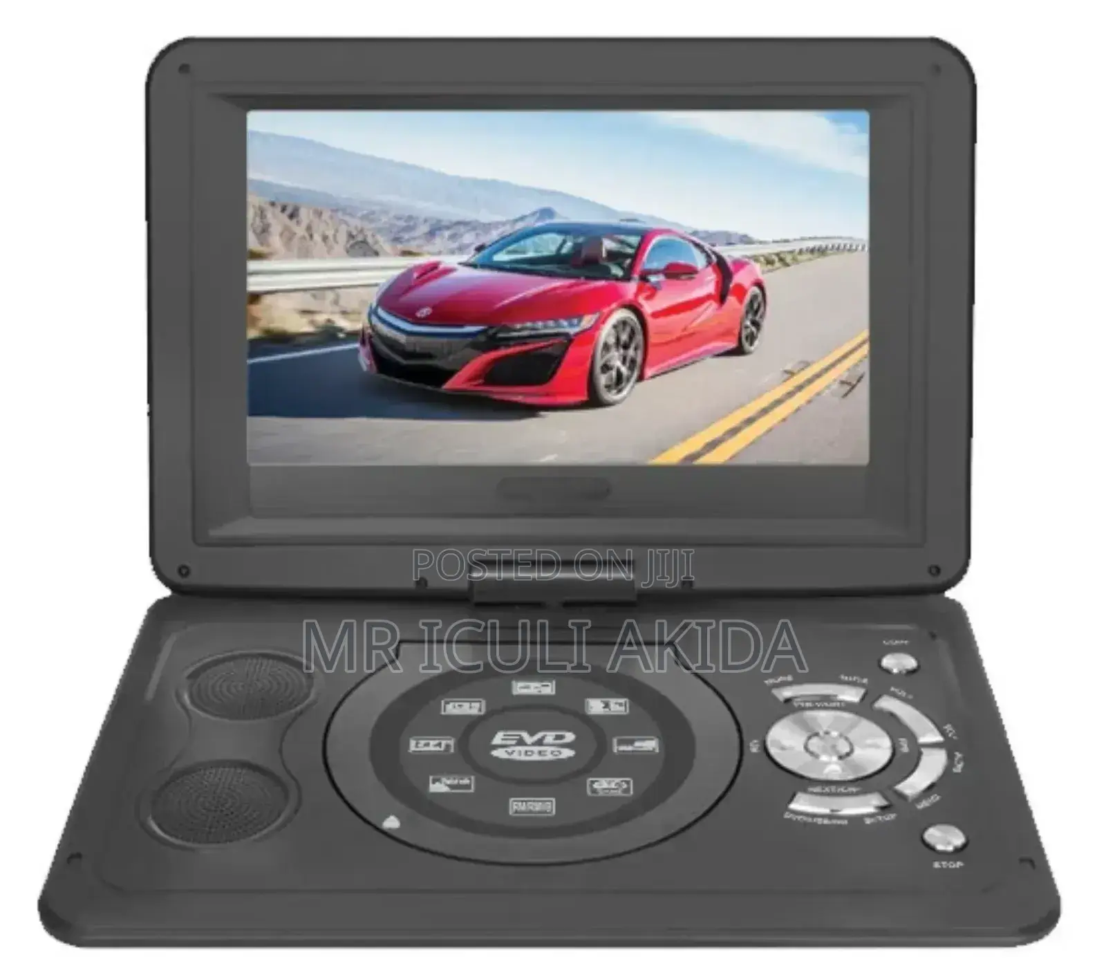 3D 11.8"Portable DVD Led Screen WTH TV Tuner,Card Reader,Usb