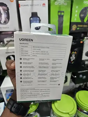 UGREEN Dual USB-C 50W Fast Car Charger